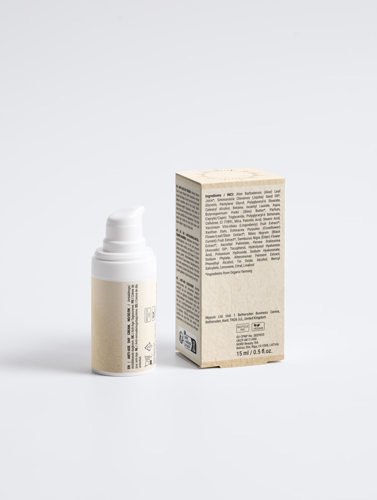 Crema Facial Antiedad con Ácido Hialurónico